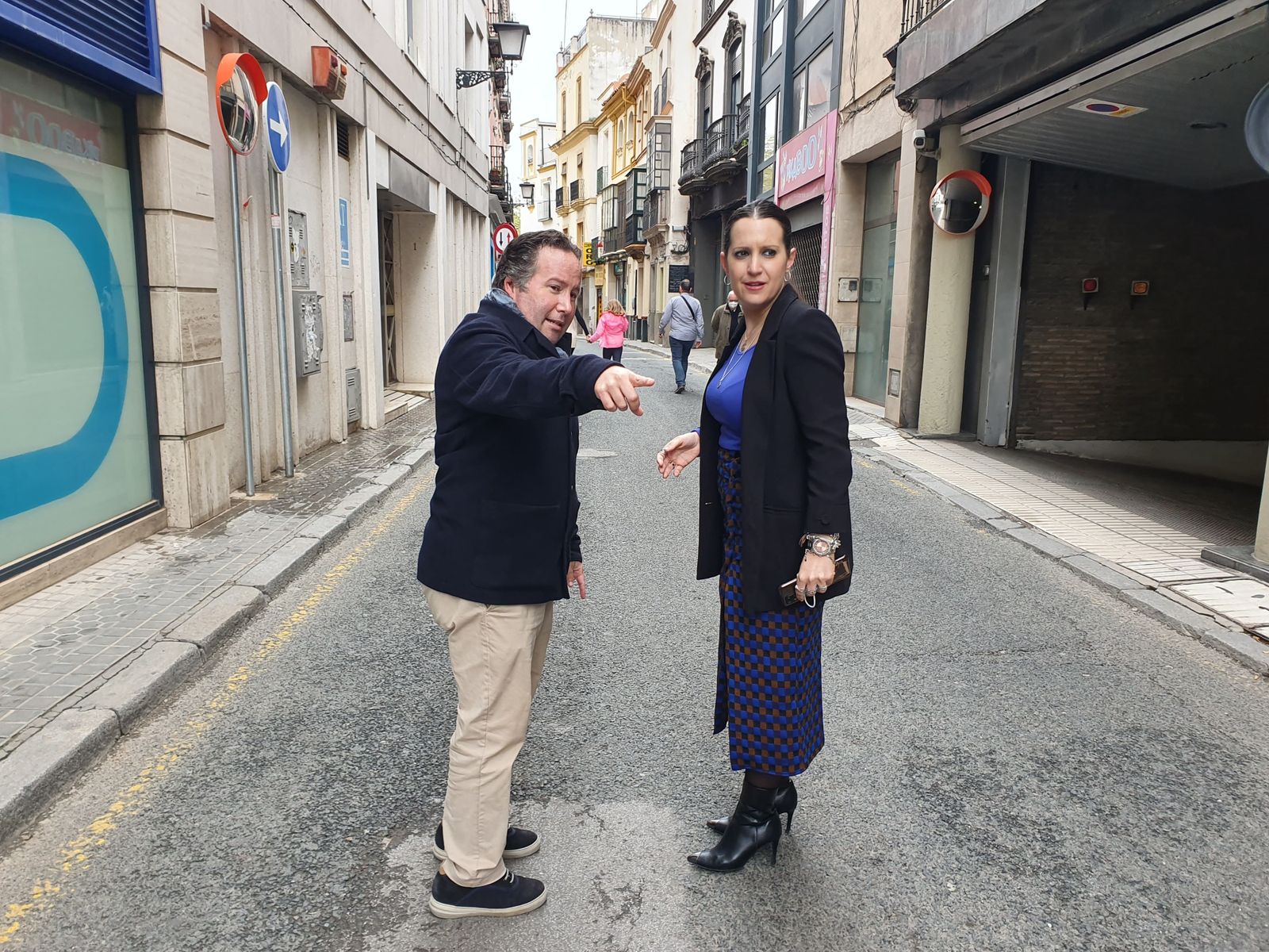 Estado actual de la céntrica calle Murillo.