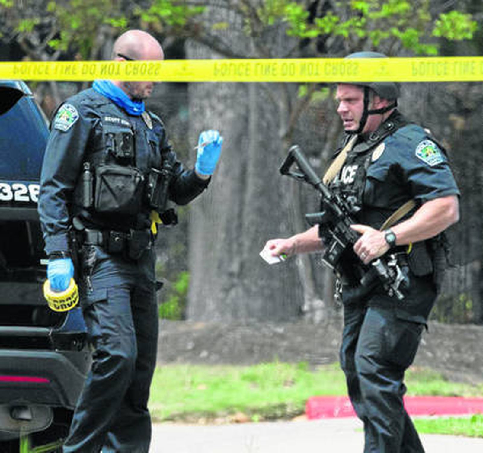 La Policía de Texas investiga un tiroteo.