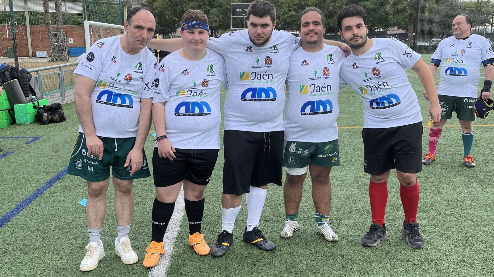 Integrandes del equipo inclusivo de Jaén Rugby.