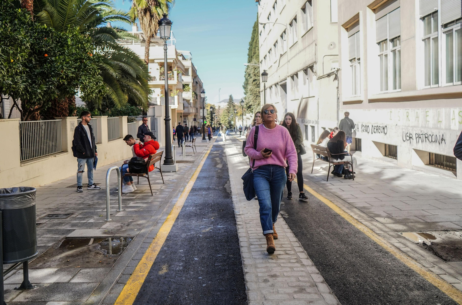 La nueva vida de la calle Rector López Argüeta, en imágenes