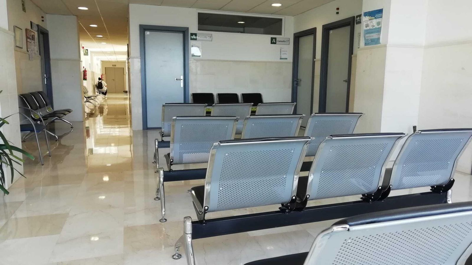 Interior del centro de salud Alameda-Perchel, este miércoles.