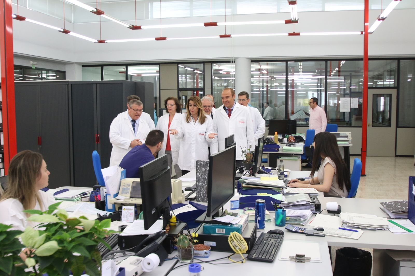 Las imágenes de la visita de Susana Díaz a Almería