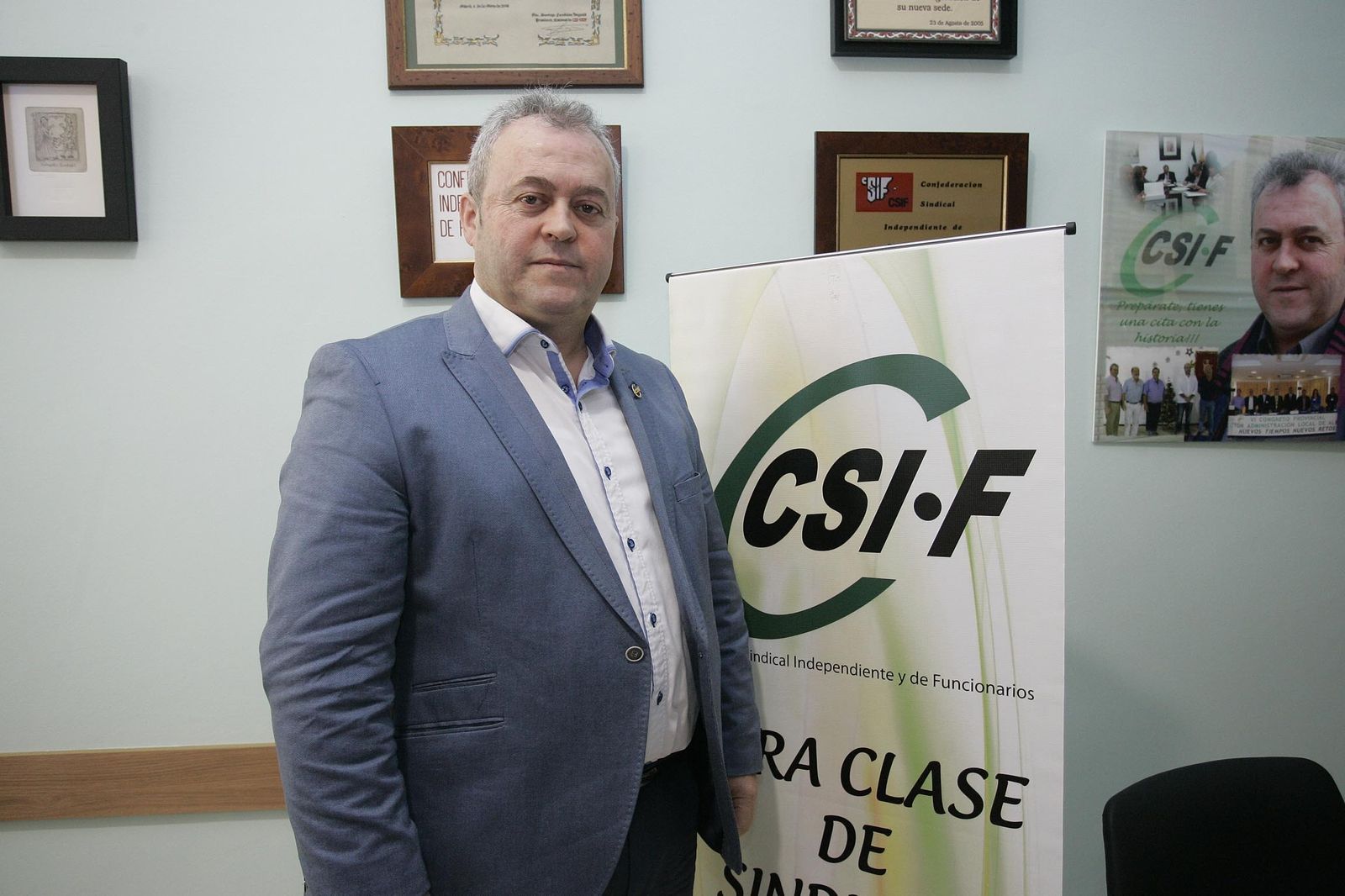 Juan Fernández, presidente de CSIF Almería