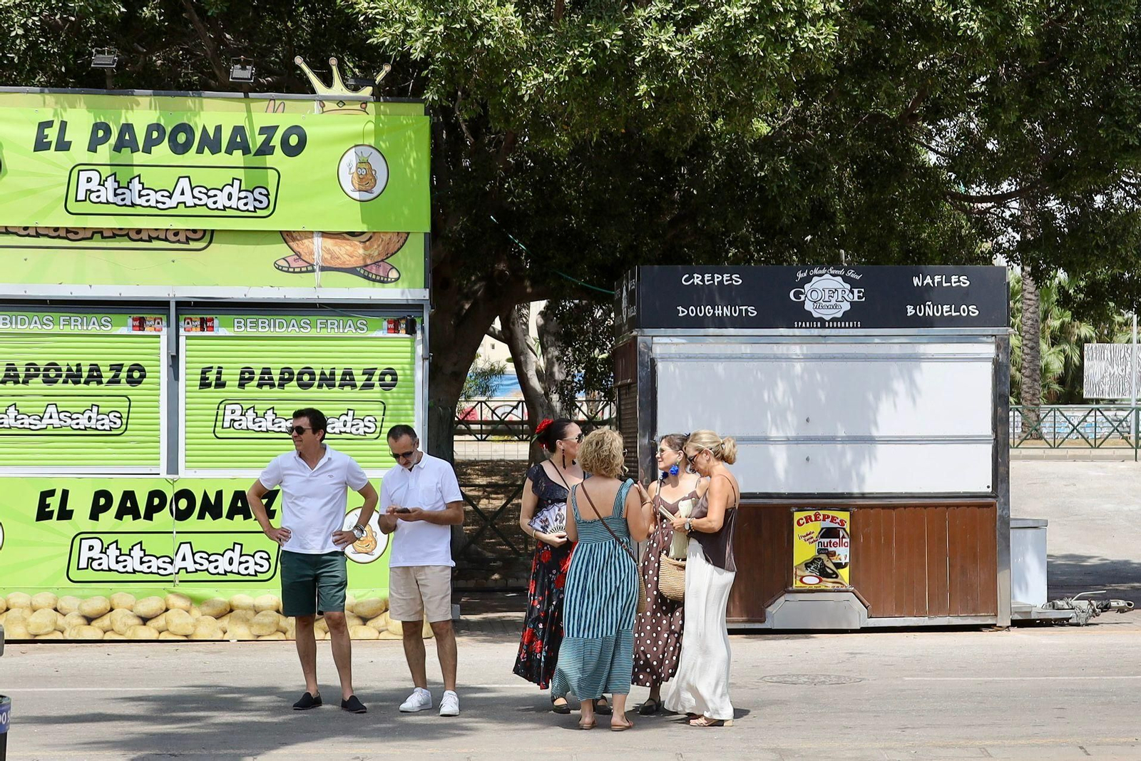 El domingo de Feria en el Real, en imágenes