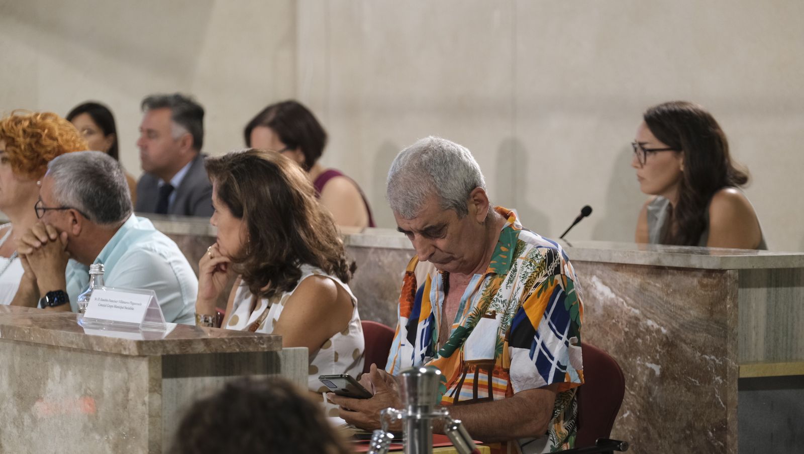 Imágenes del pleno ordinario del Ayuntamiento de Almería