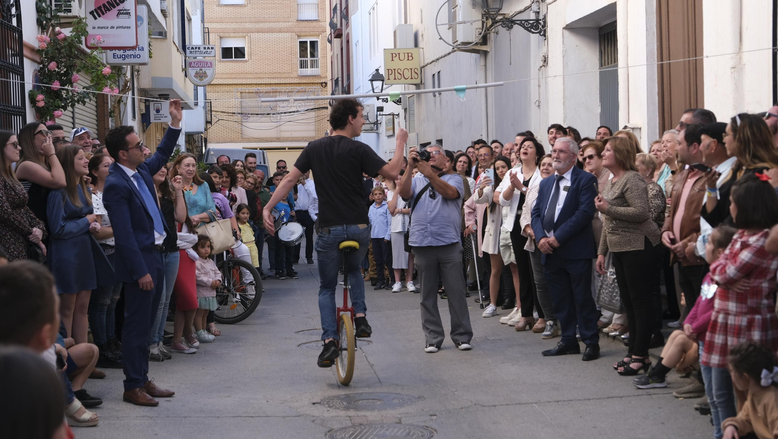 Imágenes de las carreras de cintas en las Fiestas de Canjáyar