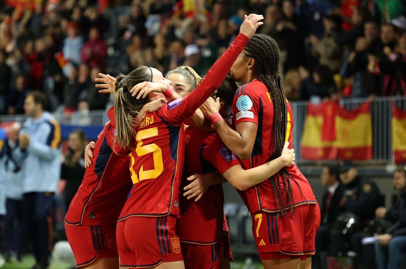 España-Suecia, en fotos