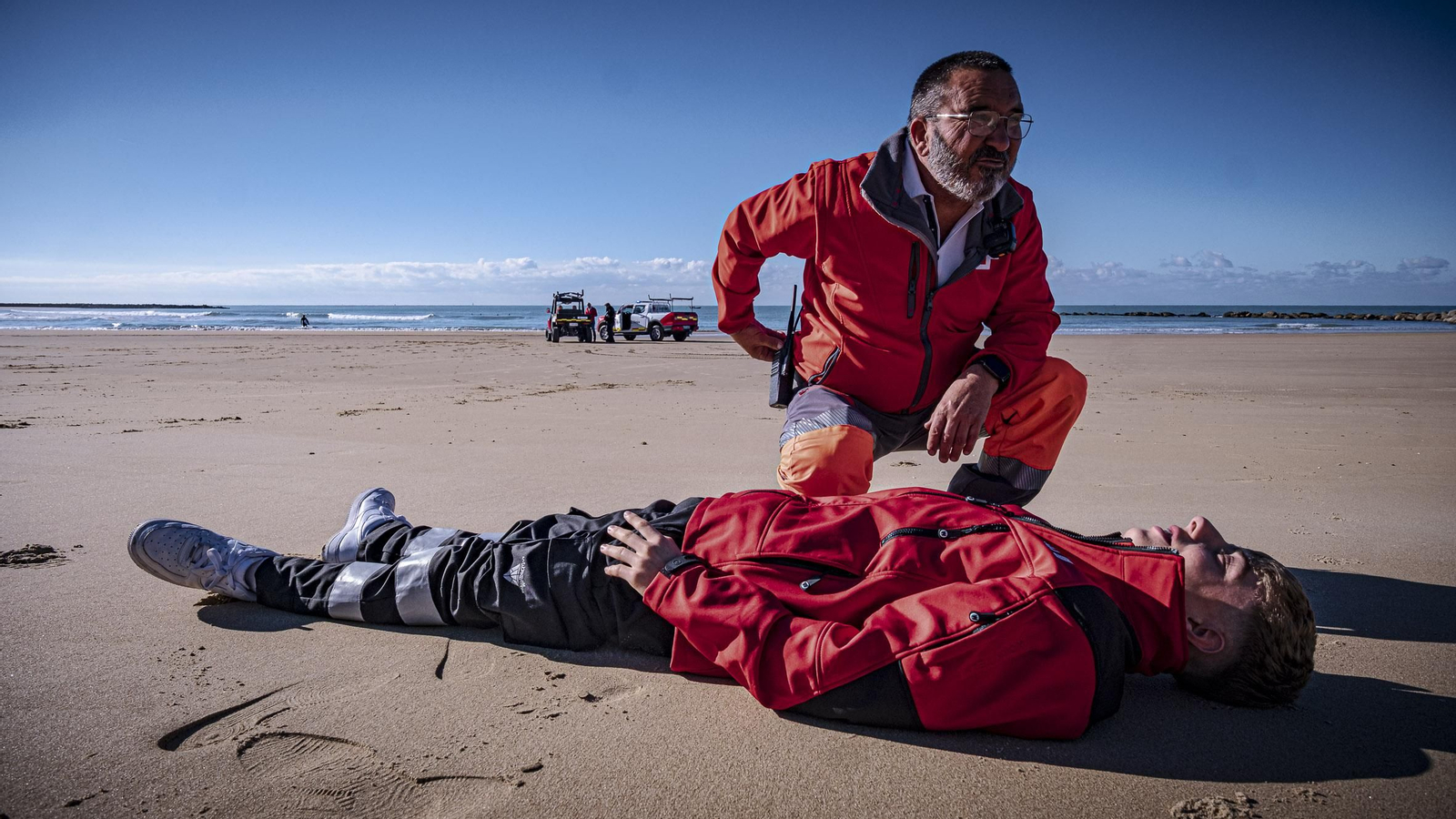 Todas las imágenes del simulacro de tsunami en Cádiz