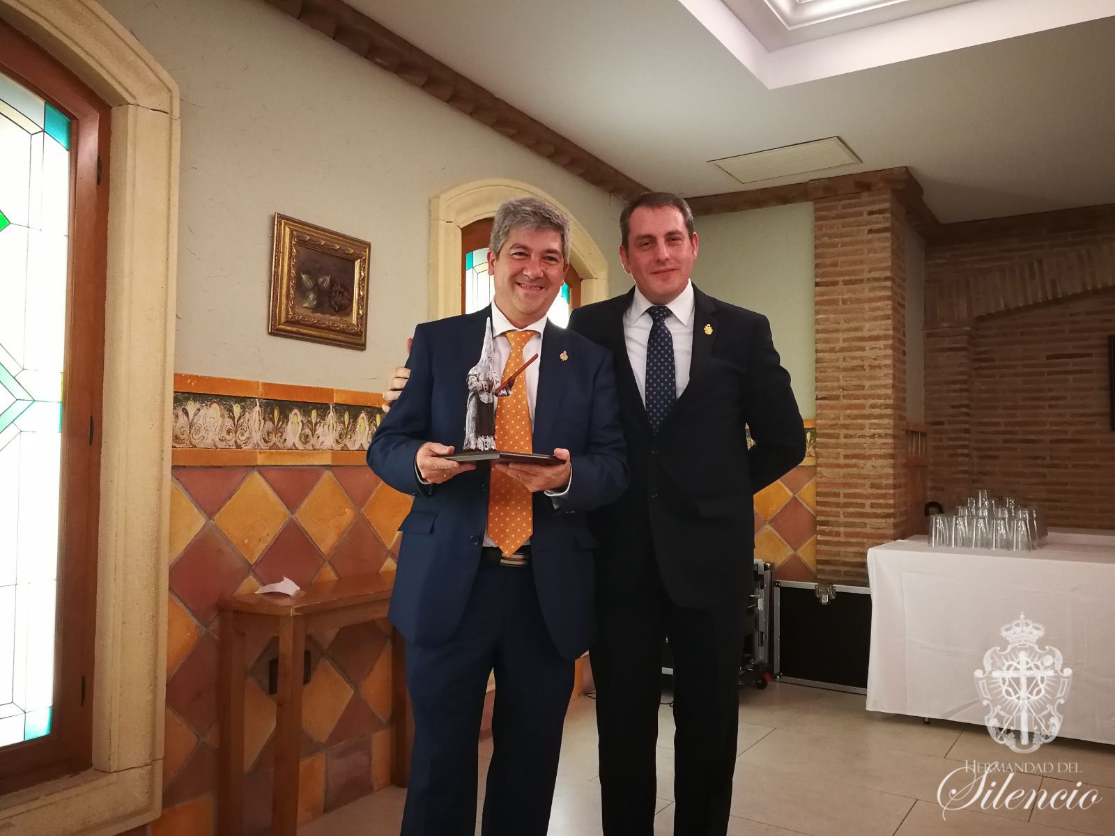 José Soto, que recibe un reconocimiento de ‘su’ cofradía del Silencio, tomará posesión de su cargo el día 26.