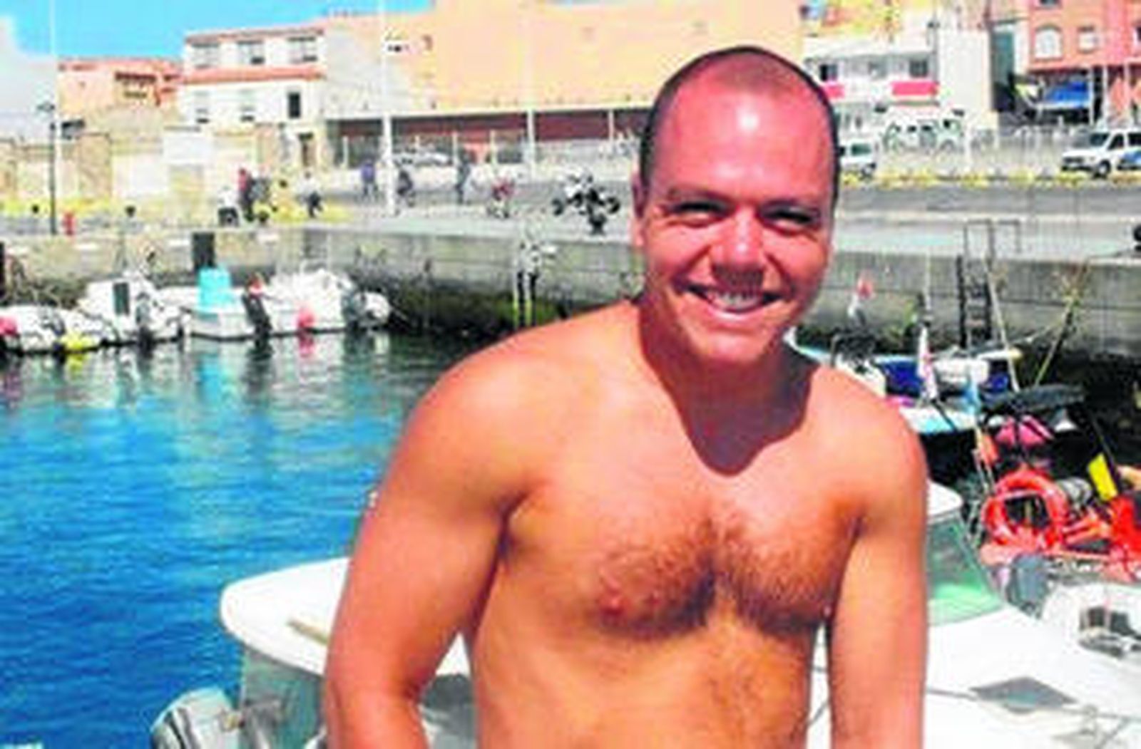 El catalán Francisco López García Vaquero, en Tarifa.