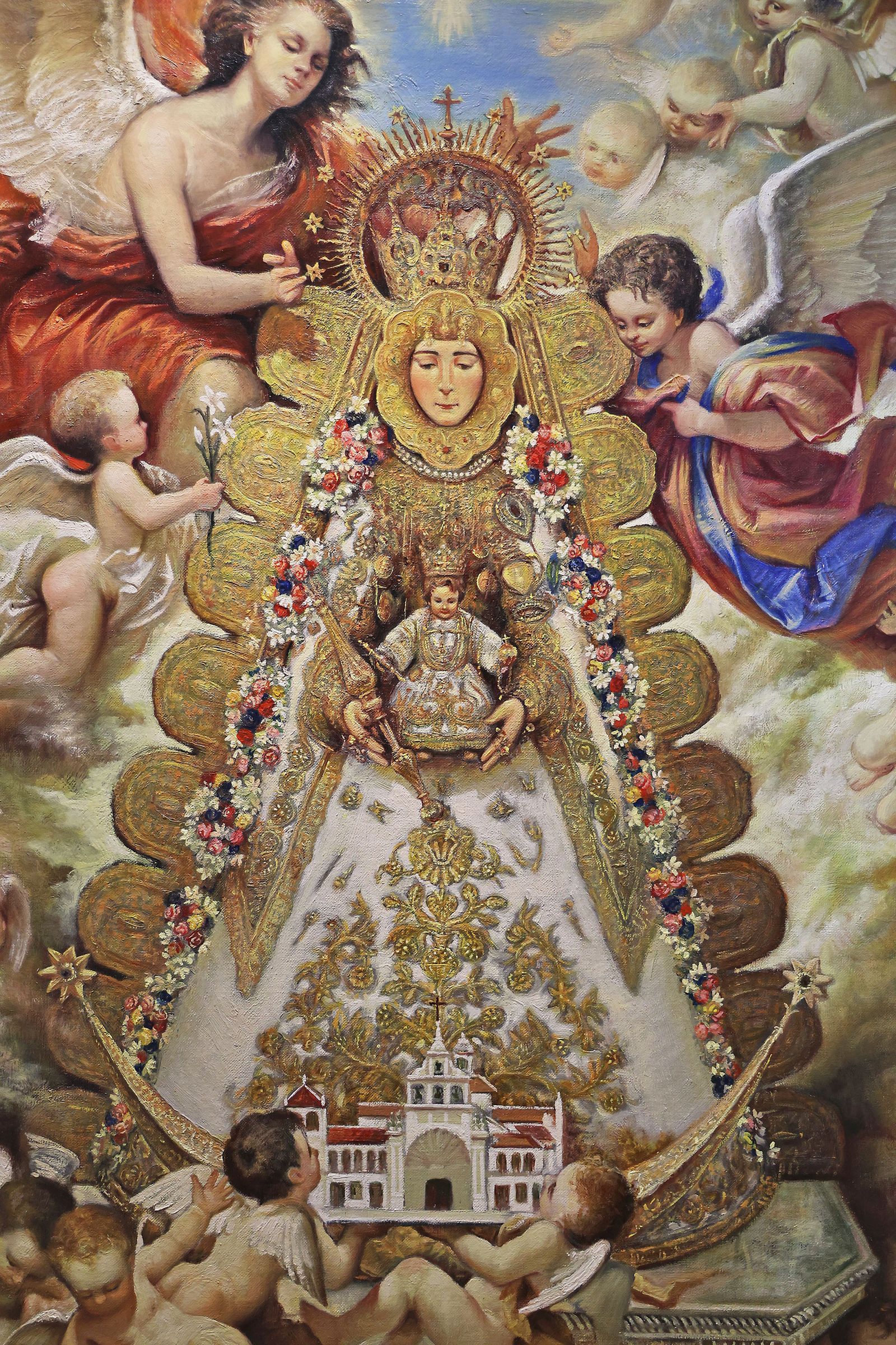 Imágenes de la inauguración de la exposición 'Sueños de Rocío. Carteles de Romería'.