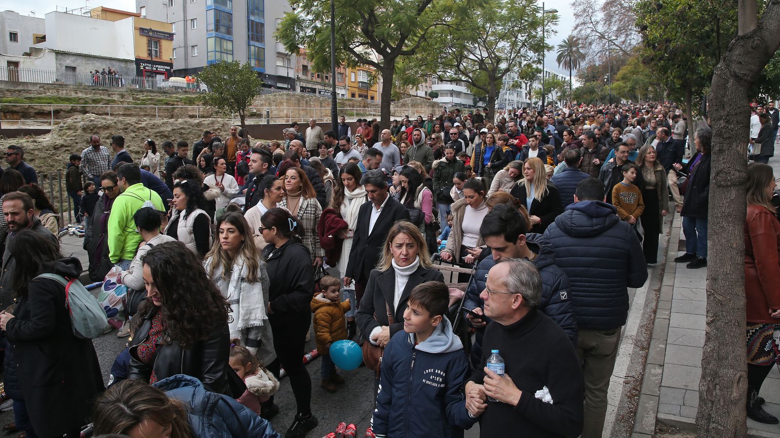 Fotos del arrastre de latas en Algeciras