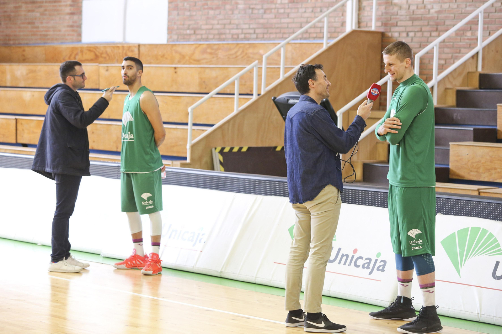 Las fotos del Media Day del Unicaja antes de la Copa del Rey
