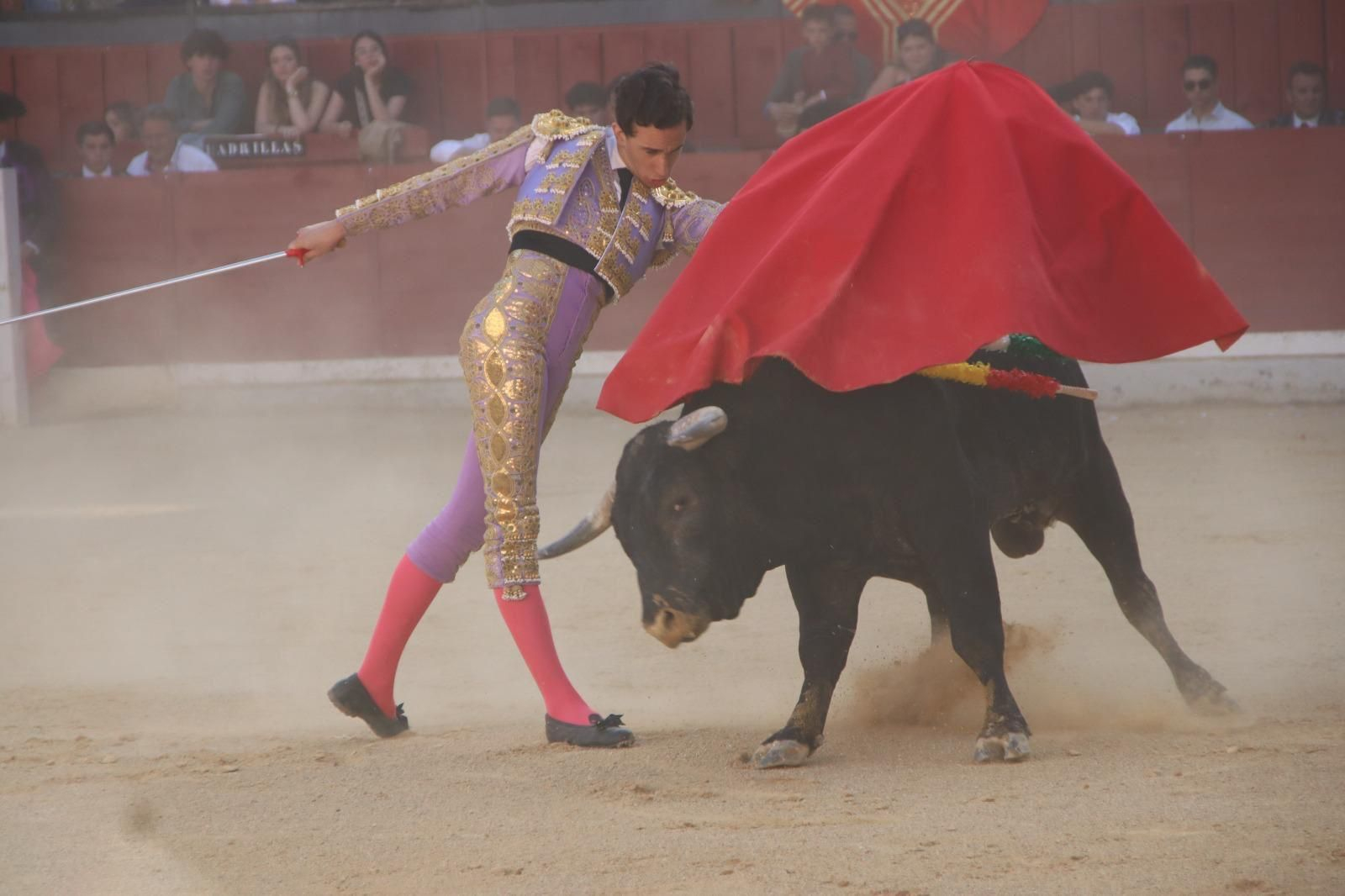 Blas Márquez, en su faena el pasado 9 de junio en La Alameda.