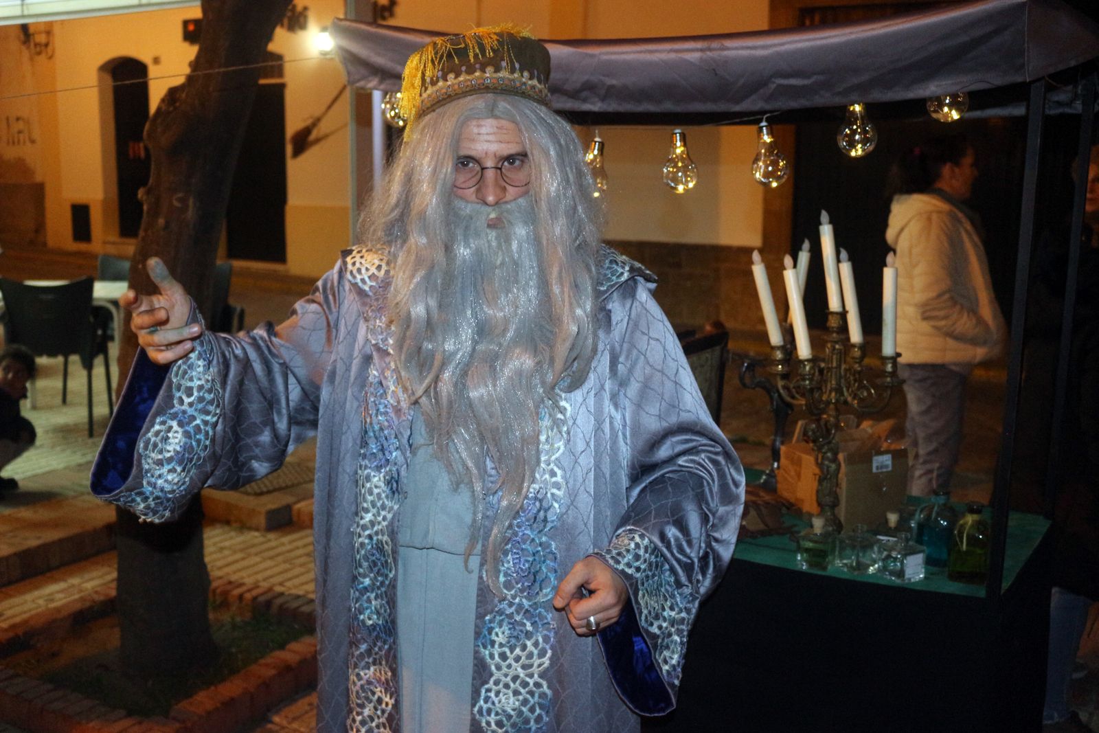 Las imágenes de la Escuela Hogwarts en la Plaza de la Iglesia