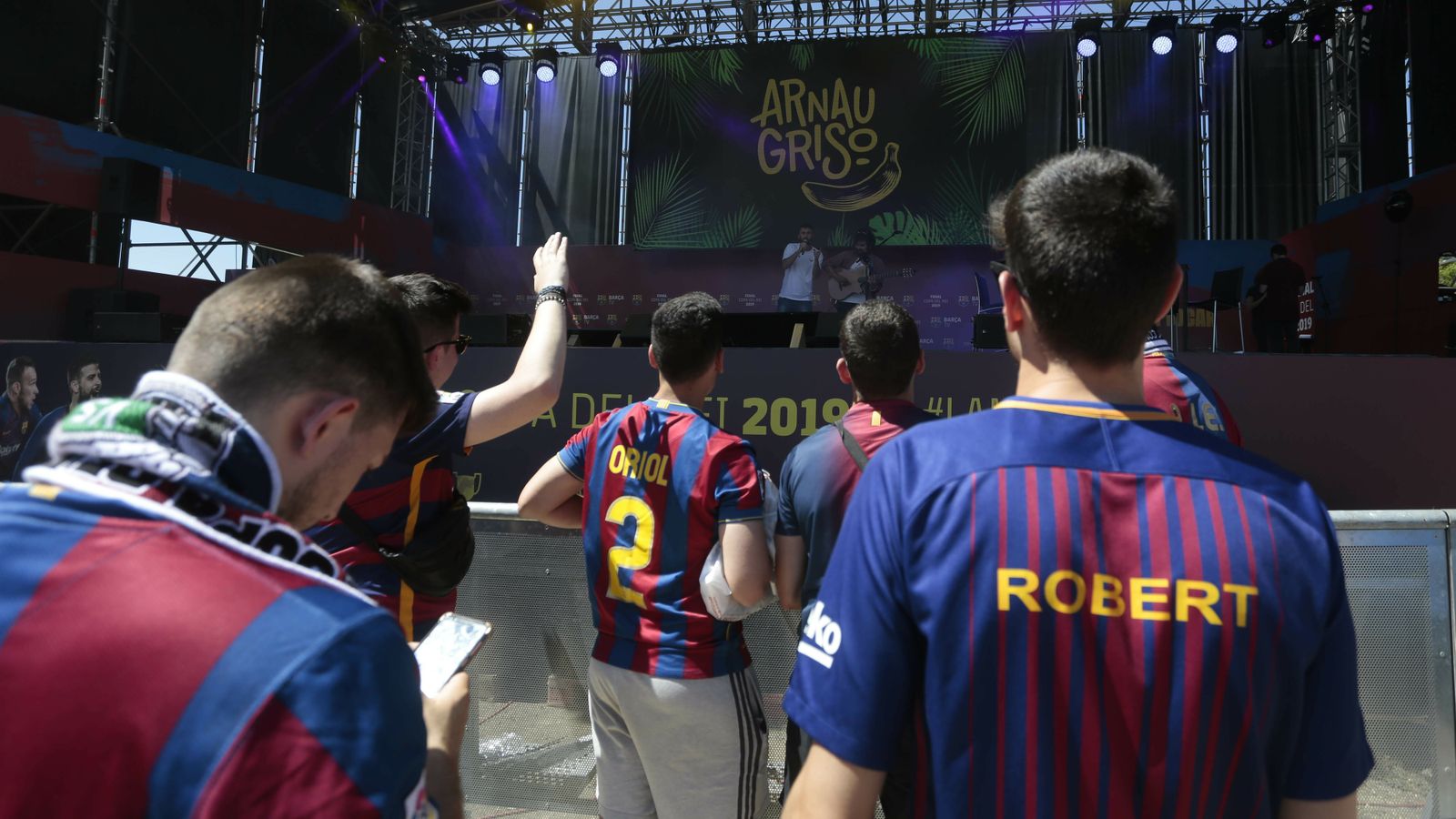 Las imágenes de la afición del Barcelona