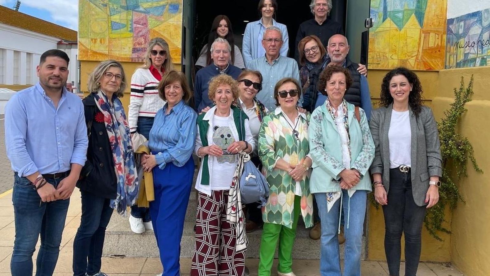 El alumnado del Aula de la Experiencia de la sede de Cumbres Mayores.