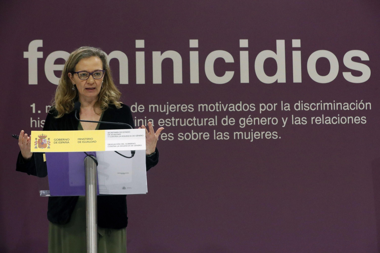 La delegada del Gobierno contra la violencia de género, Victoria Rosell.