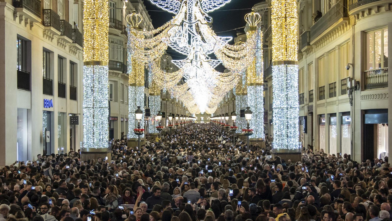 Calle Larios de Málaga esta Navidad
