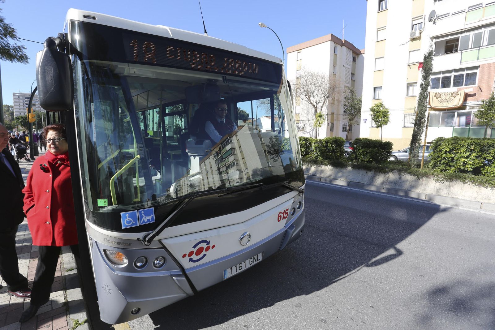 Un autobús de la EMT.