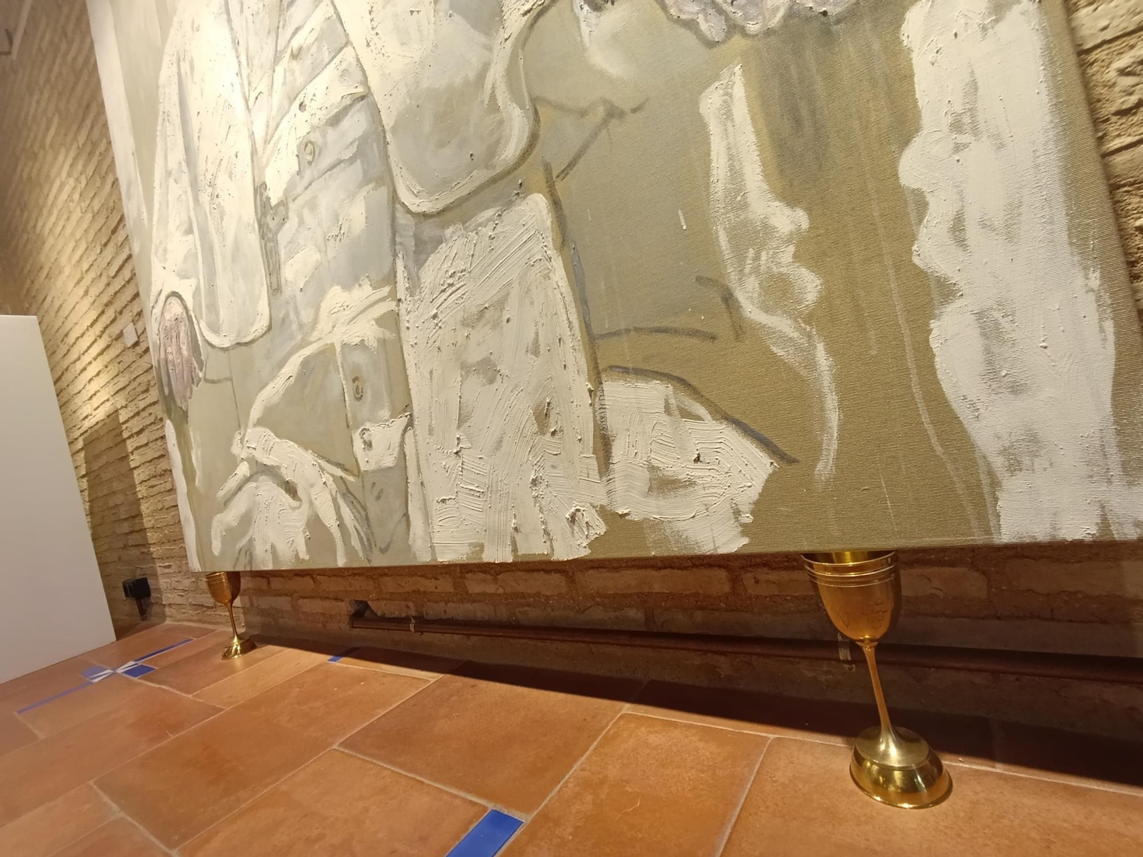 Máscaras, corderos y un retrato gigante del Papa Francisco: así es la impactante muestra ‘Et in Arcadia ego’ en Jaén