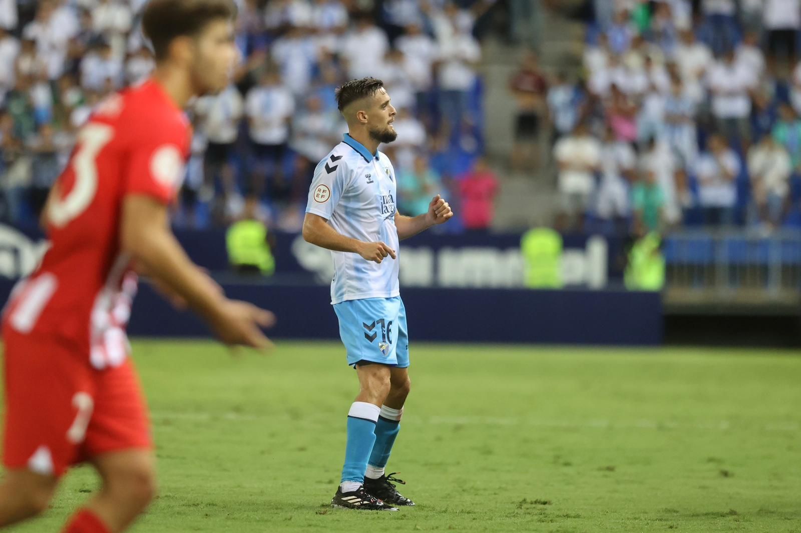 El Málaga CF-Atlético de Madrid B, en fotos