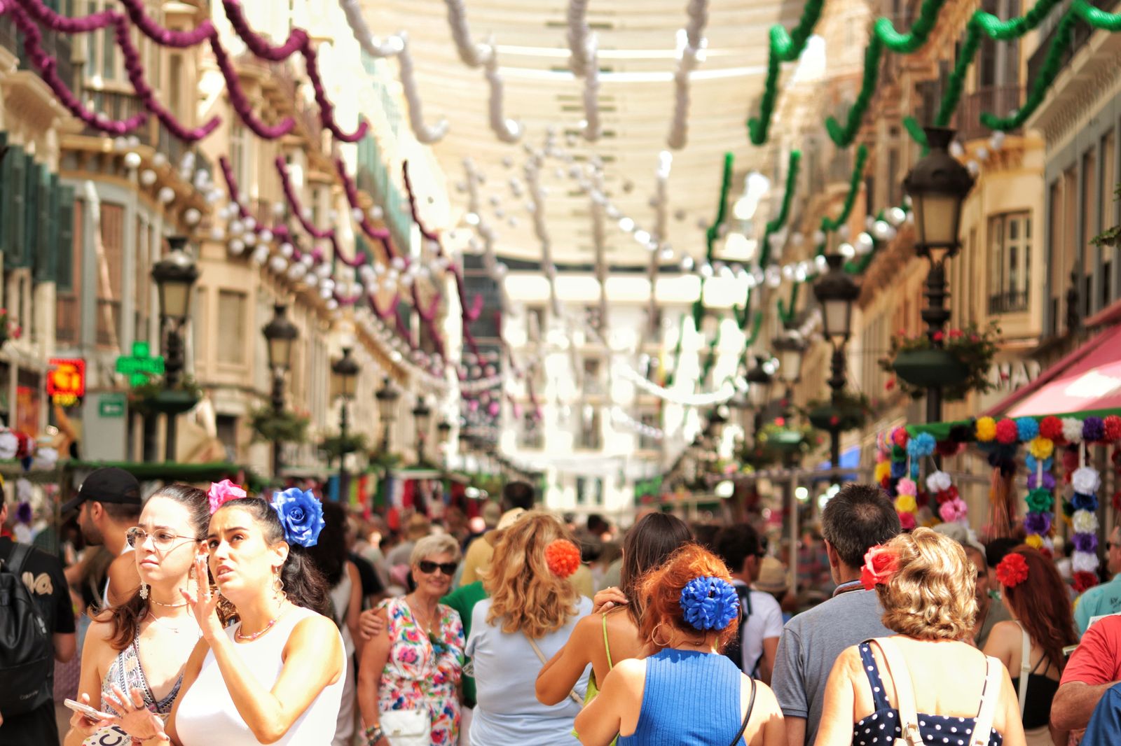 Feria de Málaga: las mejores imágenes del Centro este martes festivo