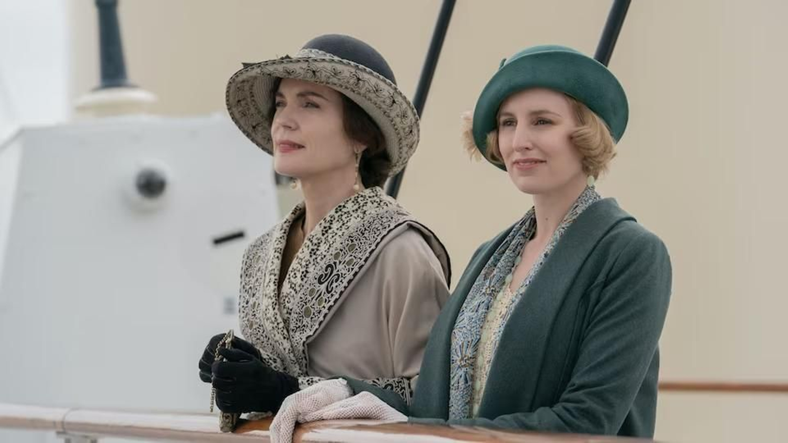 Las actrices Elizabeth McGovern y Laura Carmichael.