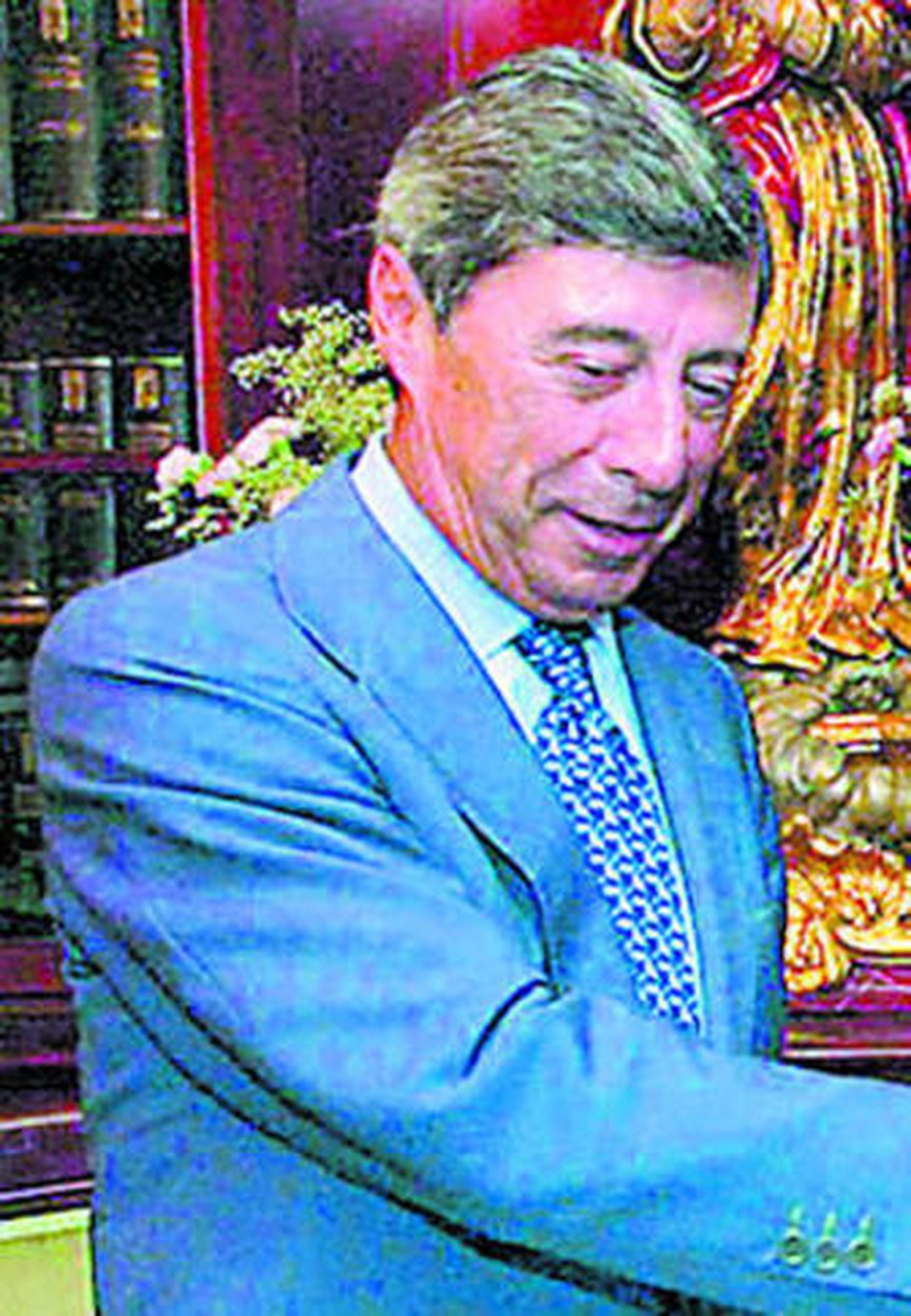 Félix Bragado durante un acto en la Fundación Comes.