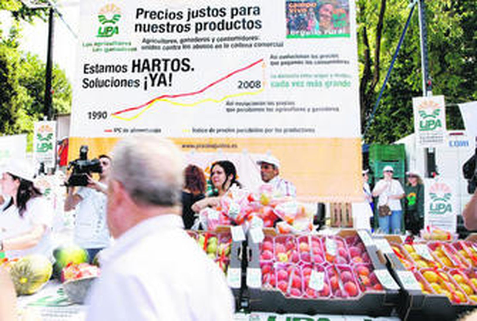 Agricultores en pie de guerra