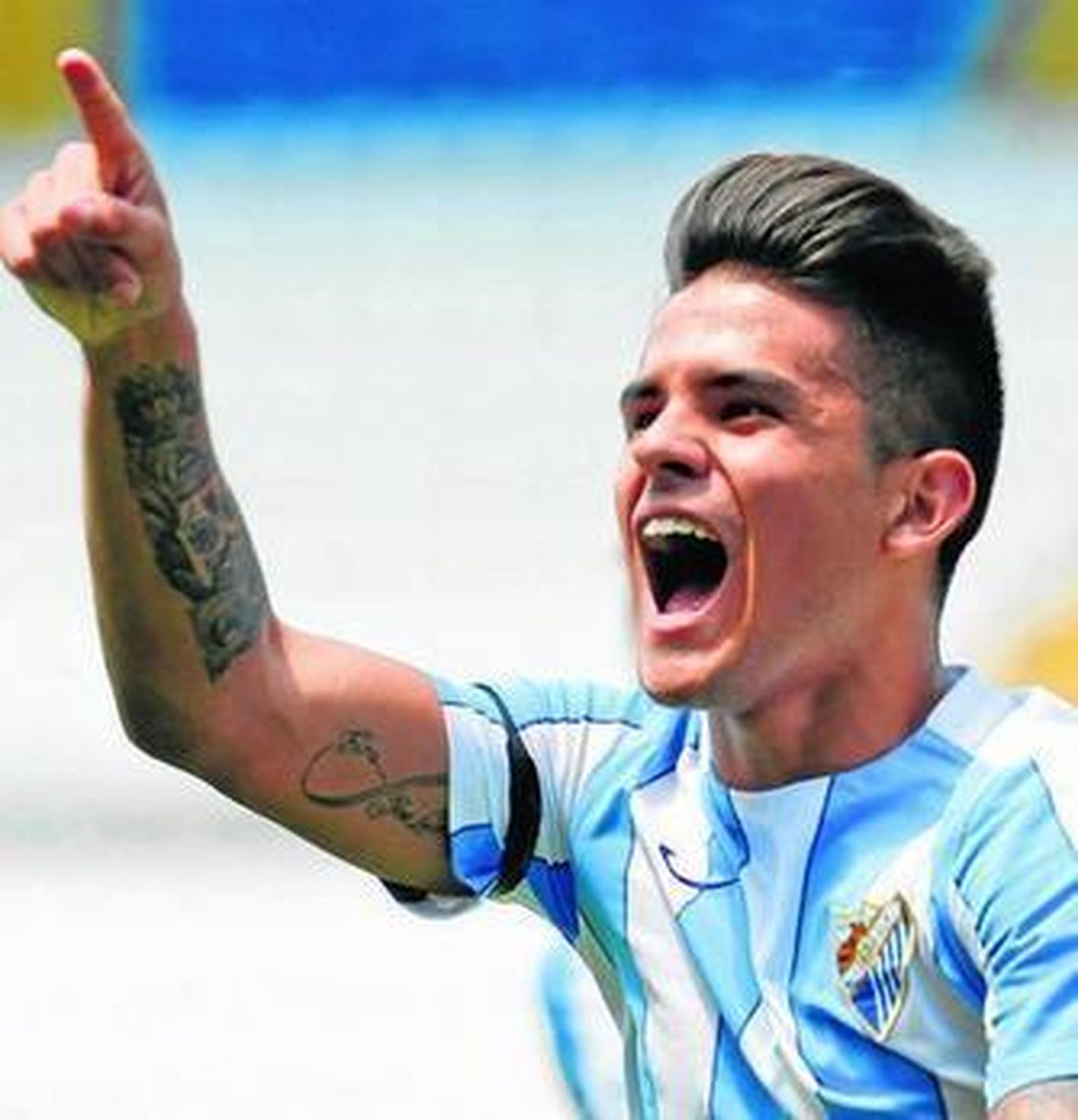 Kuki celebra su gol al Vilanova.