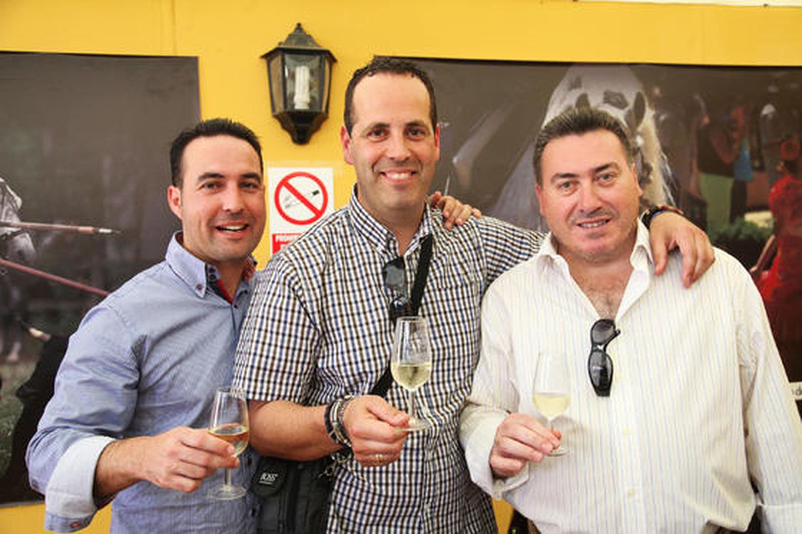 Miembros de la peña del quiosco de Santo Domingo

Foto: Vanesa Lobo