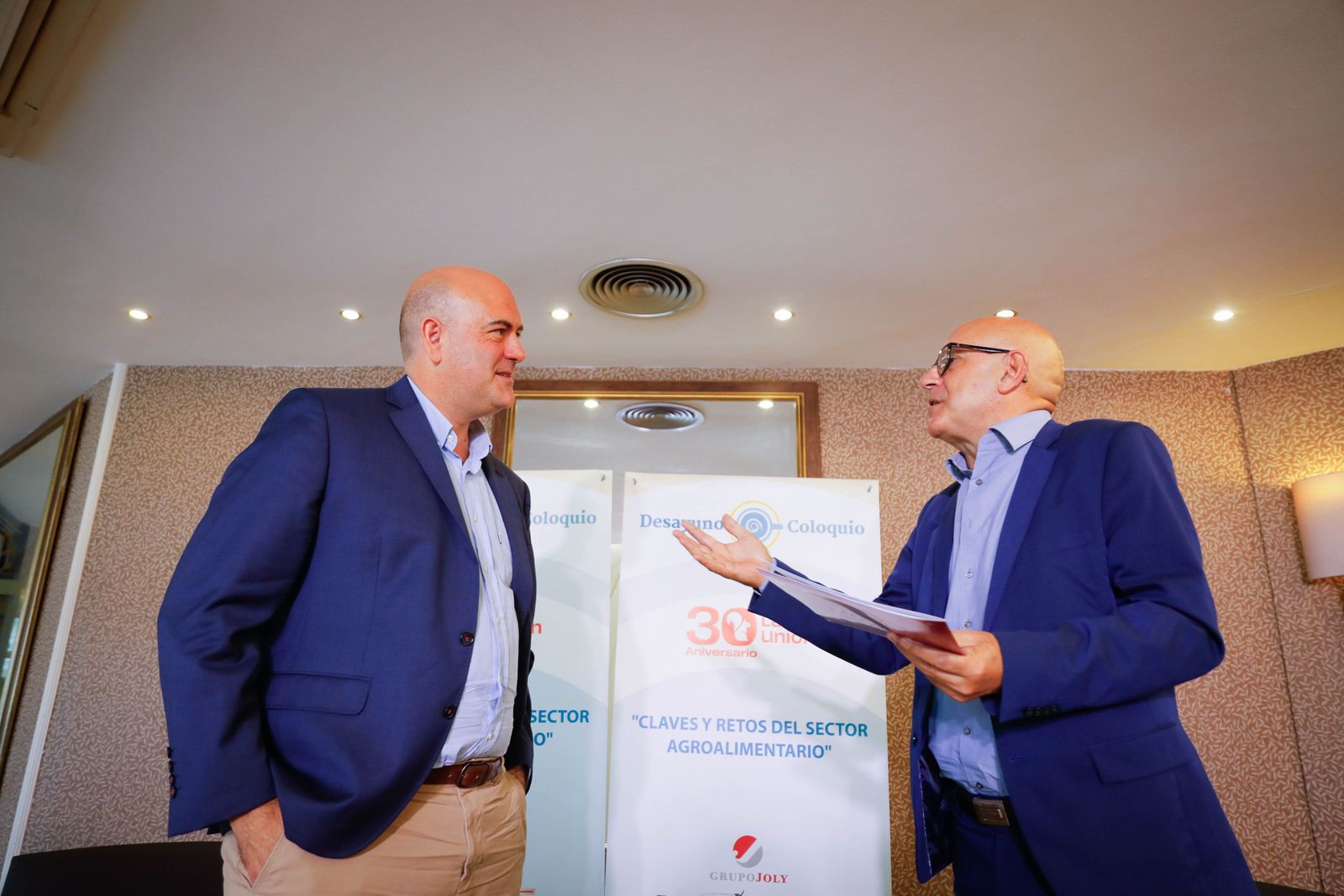 Imágenes del desayuno coloquio de Diario de Almería, con Jesús Barranco, CEO de La Unión