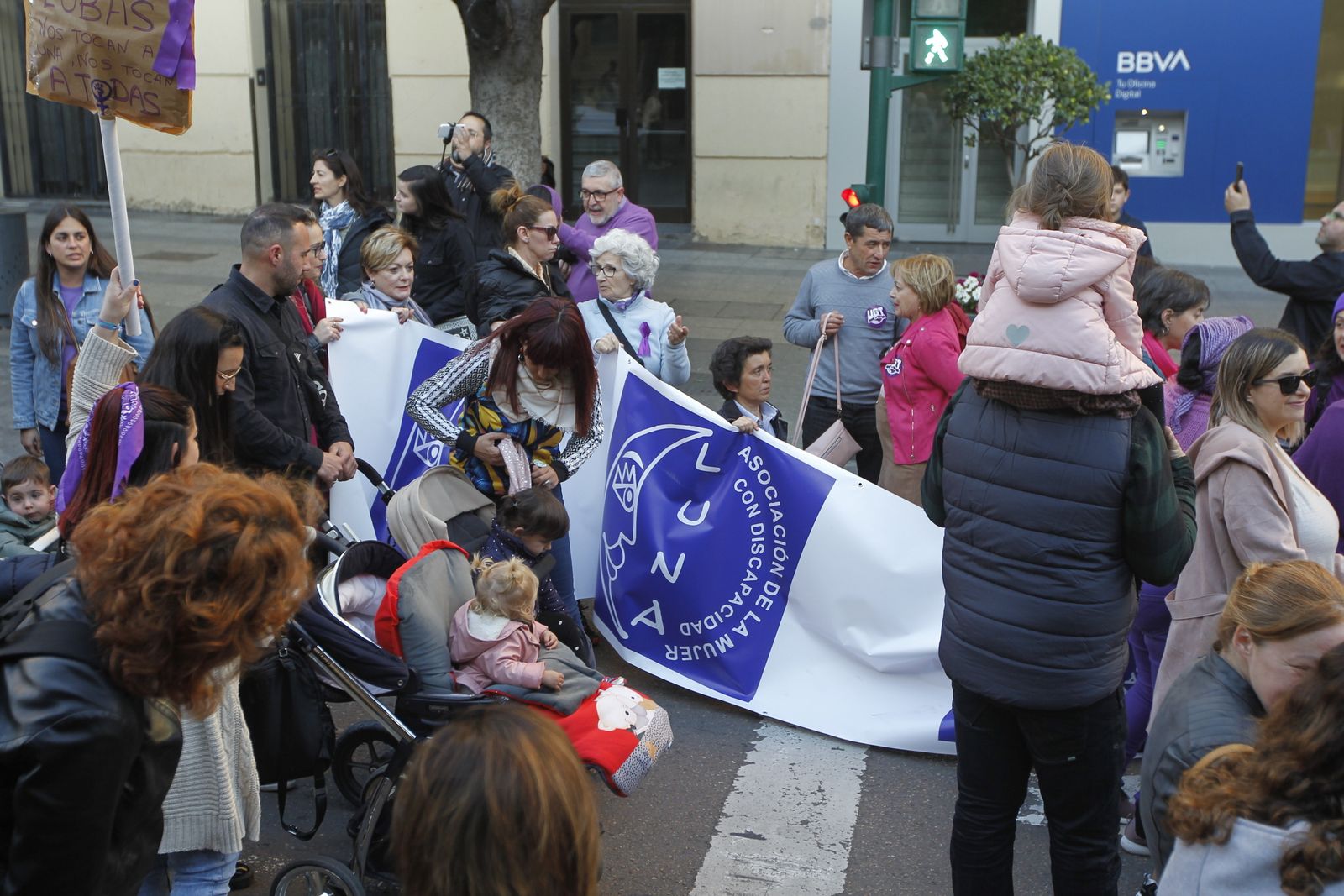 Fotogalería manifestación Día Internacional de la Mujer