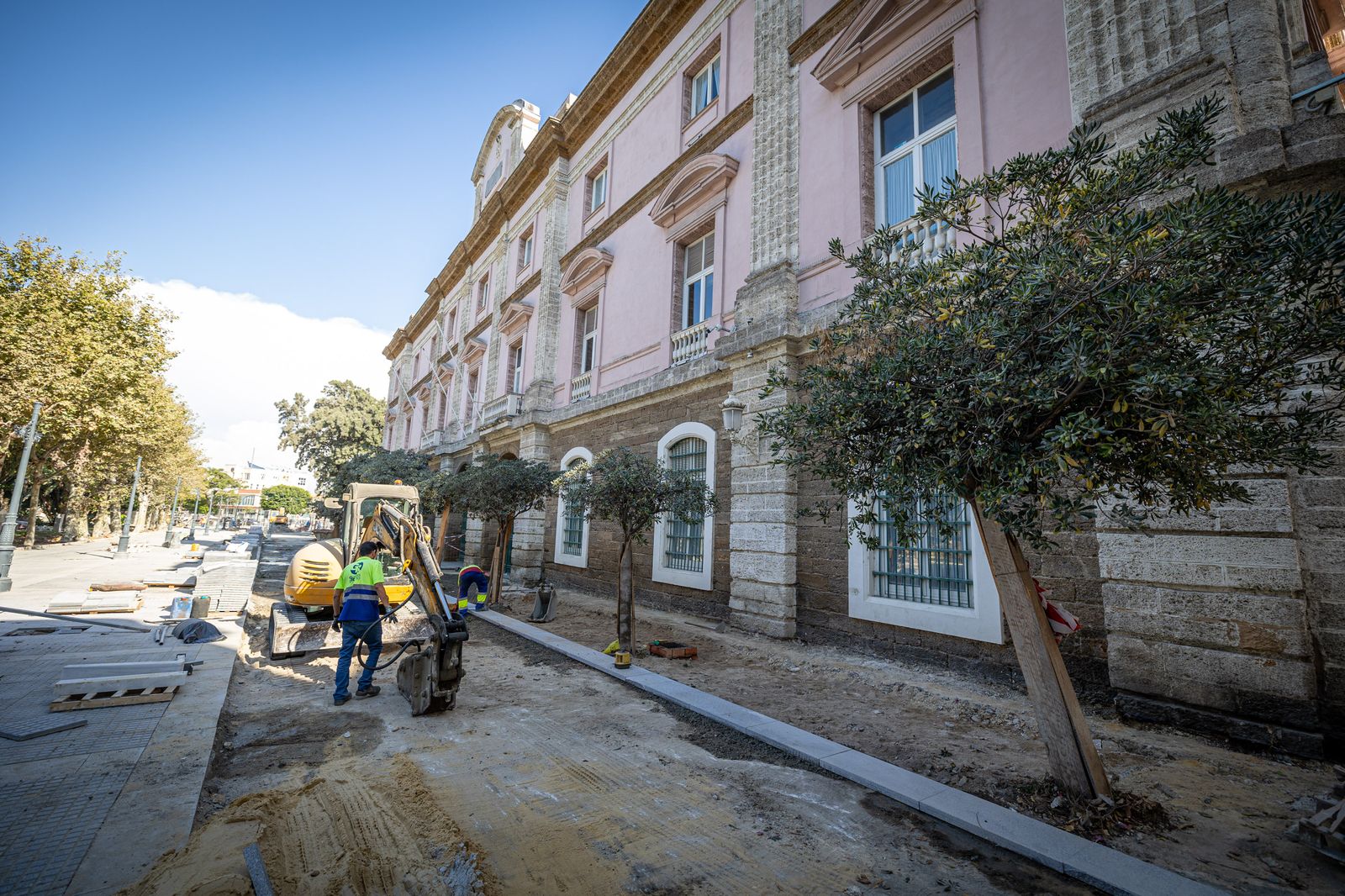 Así van las obras de la Plaza España