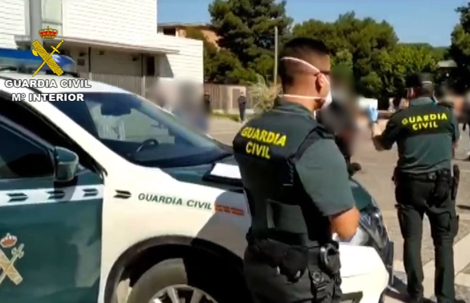Control de la Guardia Civil