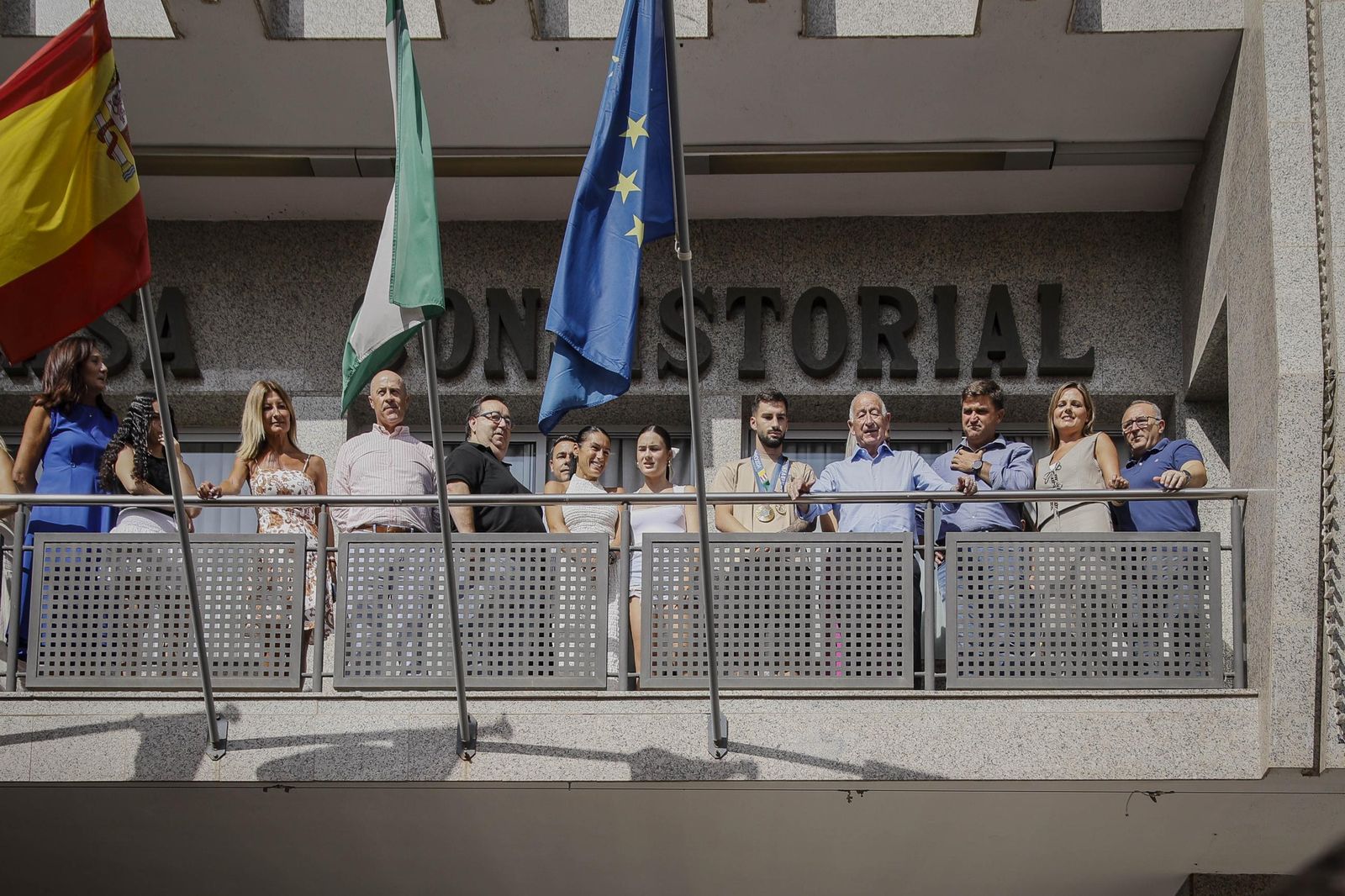 Álex Baena en el Ayto de Roquetas de Mar, en imágenes