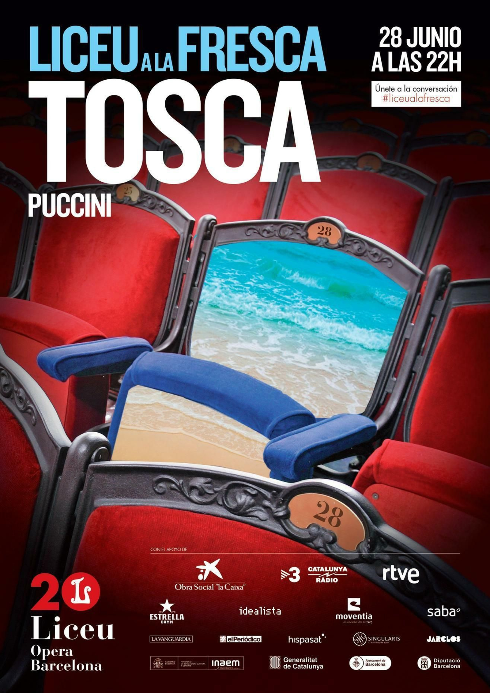 Cartel del programa Liceu a la Fresca, que se podrá ver en Cádiz. Cartel del programa Liceu a la Fresca, que se podrá ver en Cádiz.