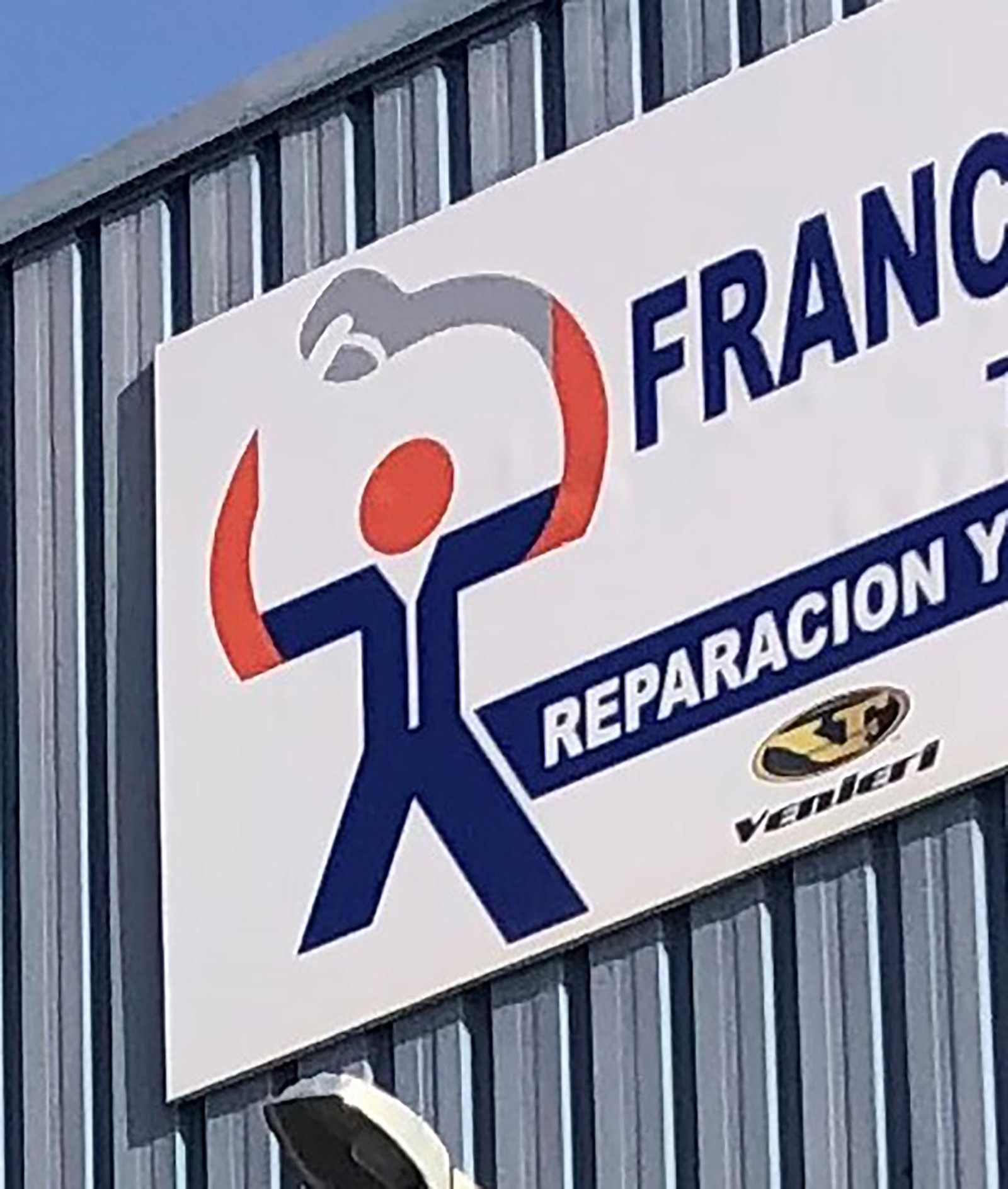 Logo actual de las reparaciones de maquinarias de Francisco Javier Ruiz