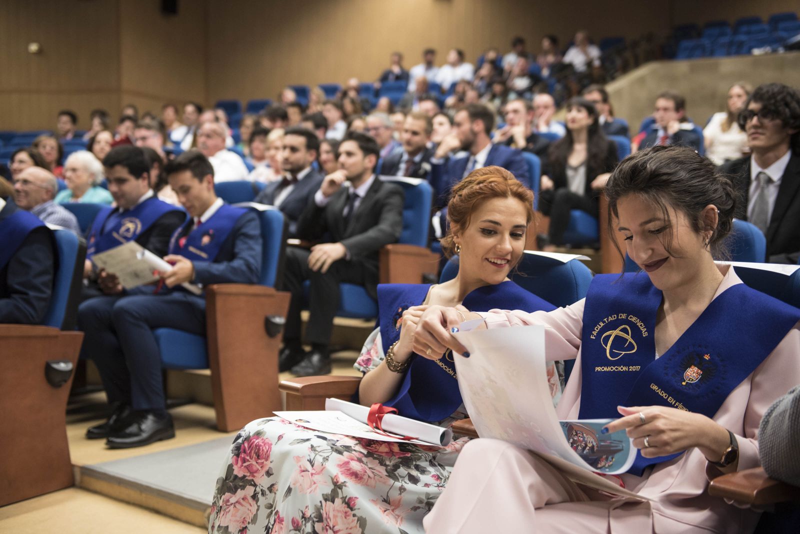 Imagen de archivo de una graduación de estudiantes de Ciencias.