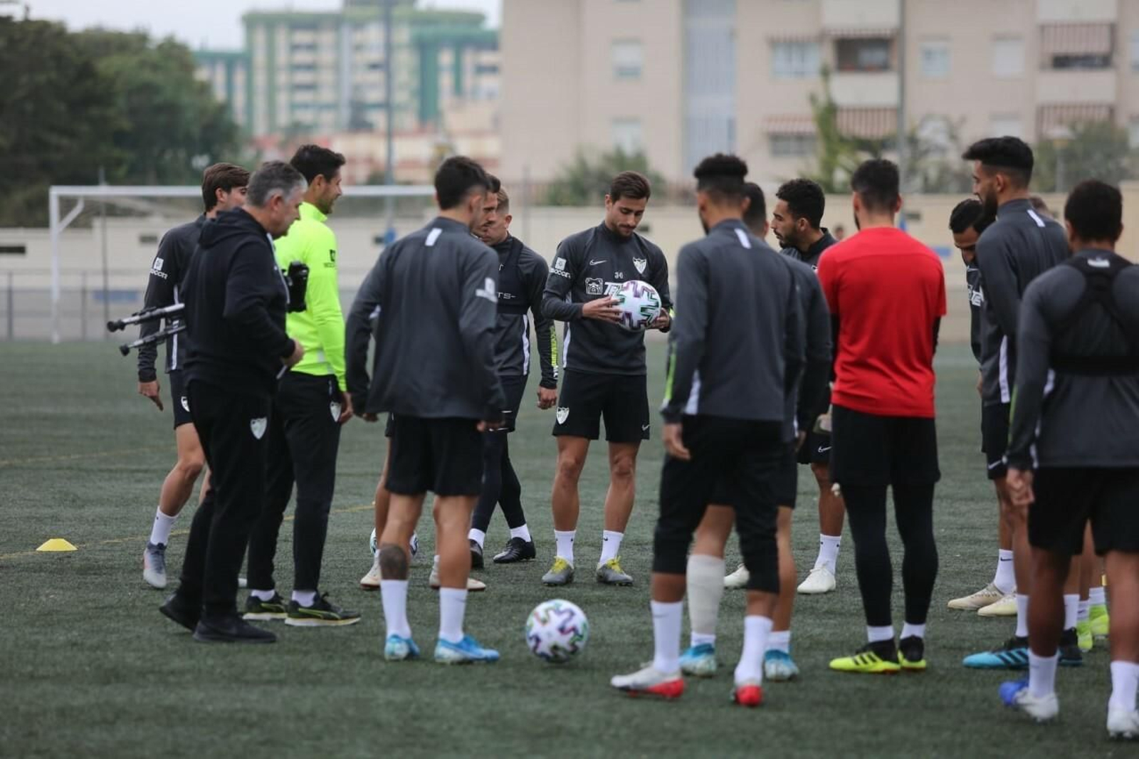 Las fotos del entrenamiento del Málaga en El Romeral