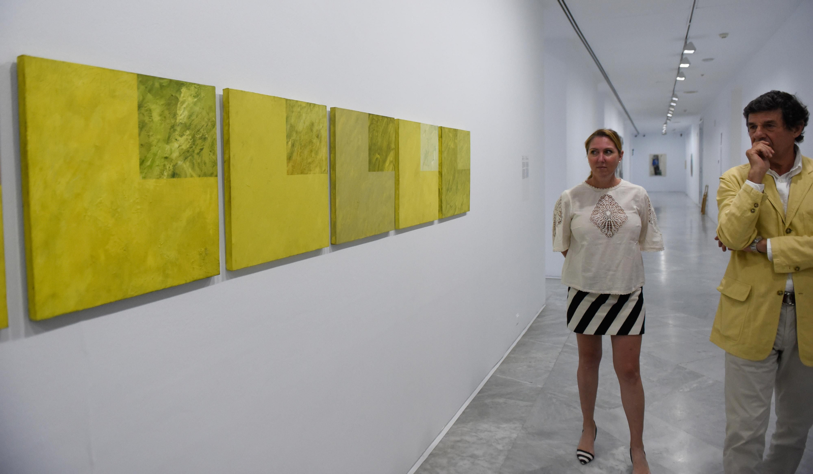 El CAAC presenta la renovación de la exposición Devenir pintura, con los Cielos de Carmen Laffón