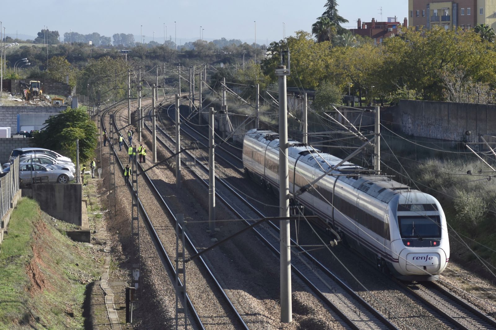 Zona donde se ha hallado el cuerpo sin vida, detrás del polígono Pedroches de Córdoba.