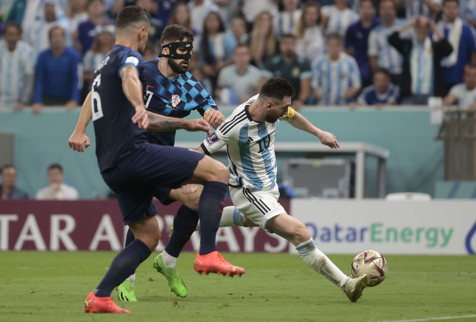 Las fotos de Messi contra Croacia
