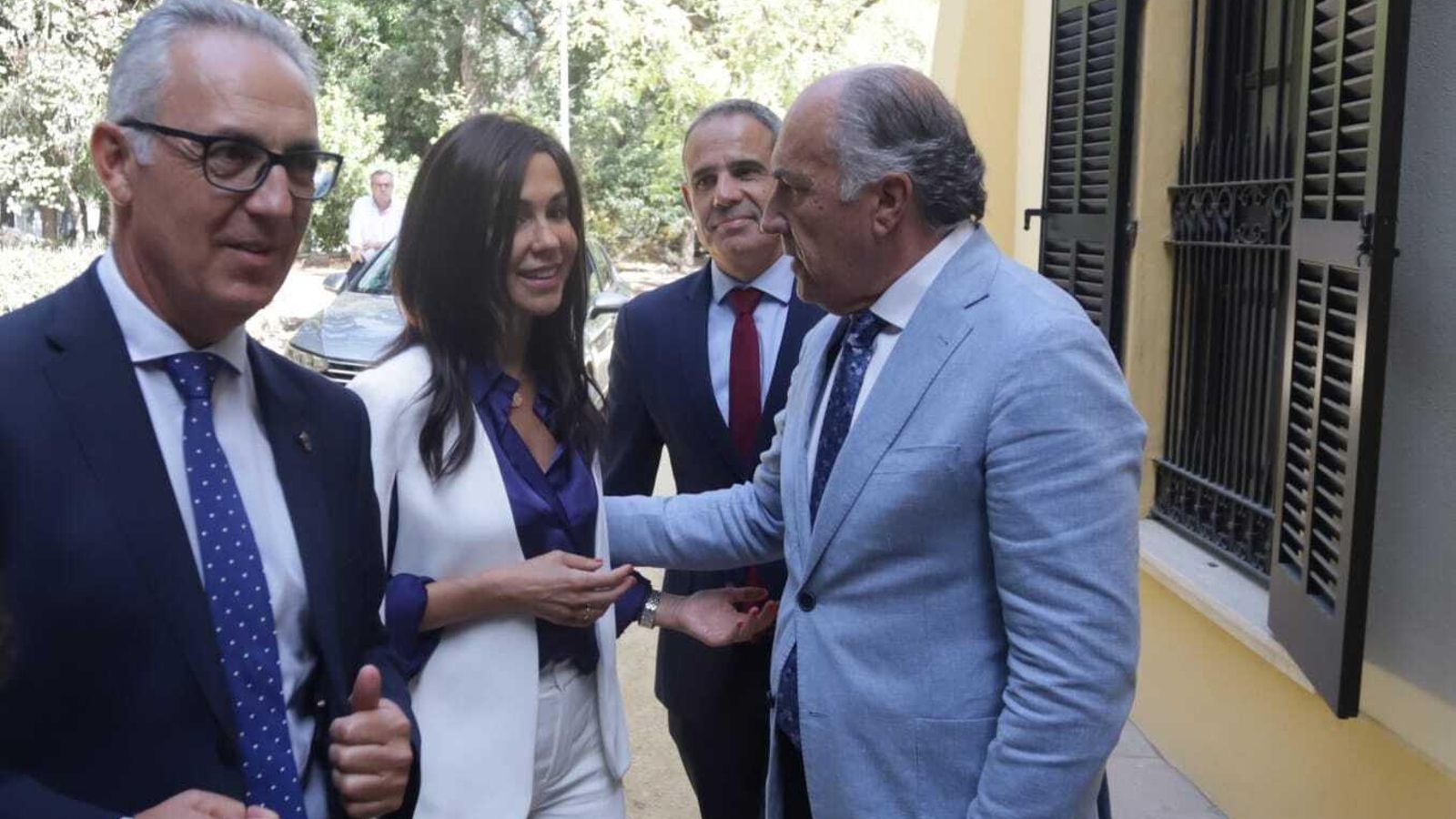 Llegada de la secretaria de Estado de Transportes, Isabel Pardo de Vera, a la Mancomunidad