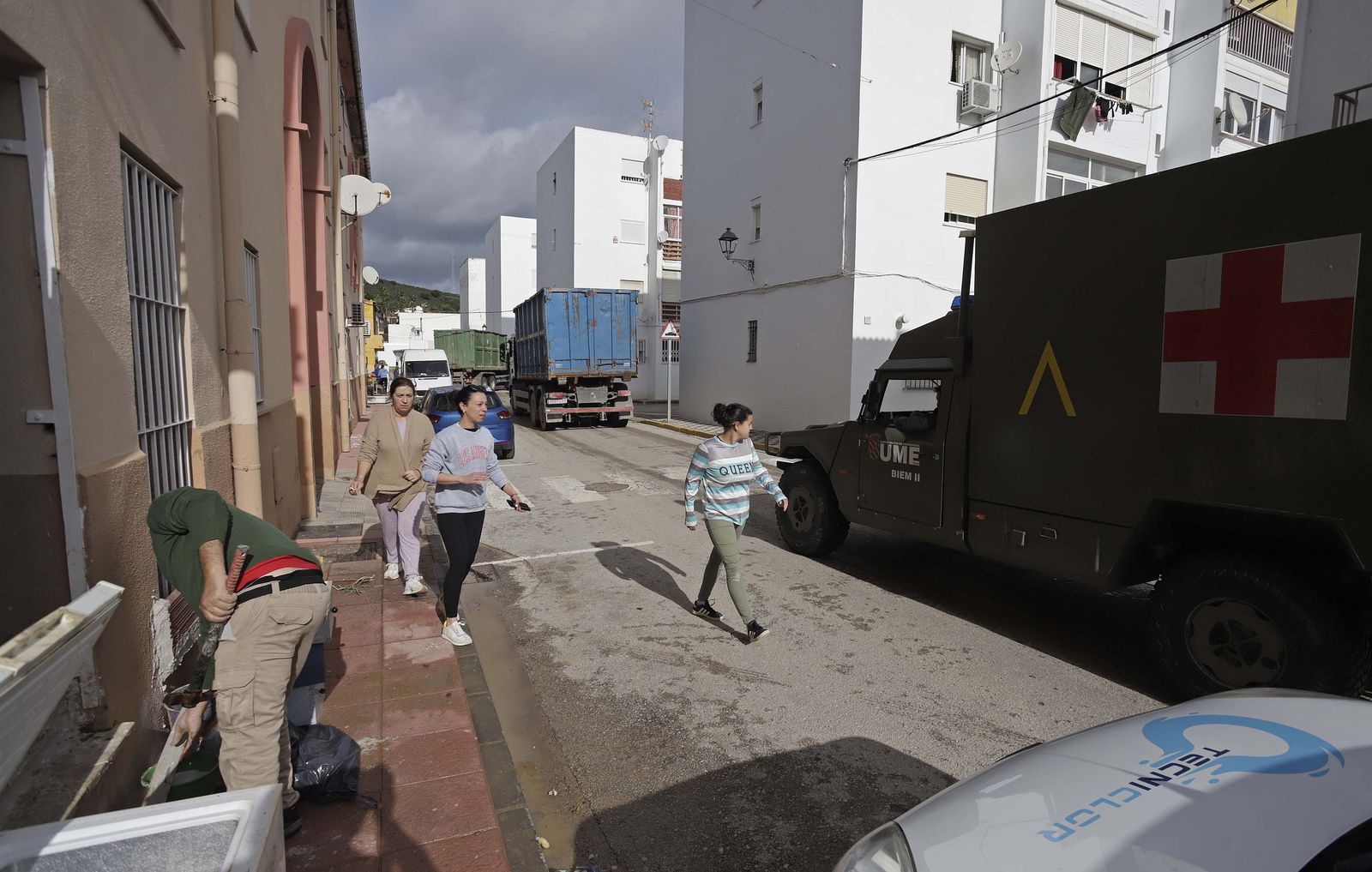 San Martín del Tesorillo después de la borrasca Marta, en imágenes