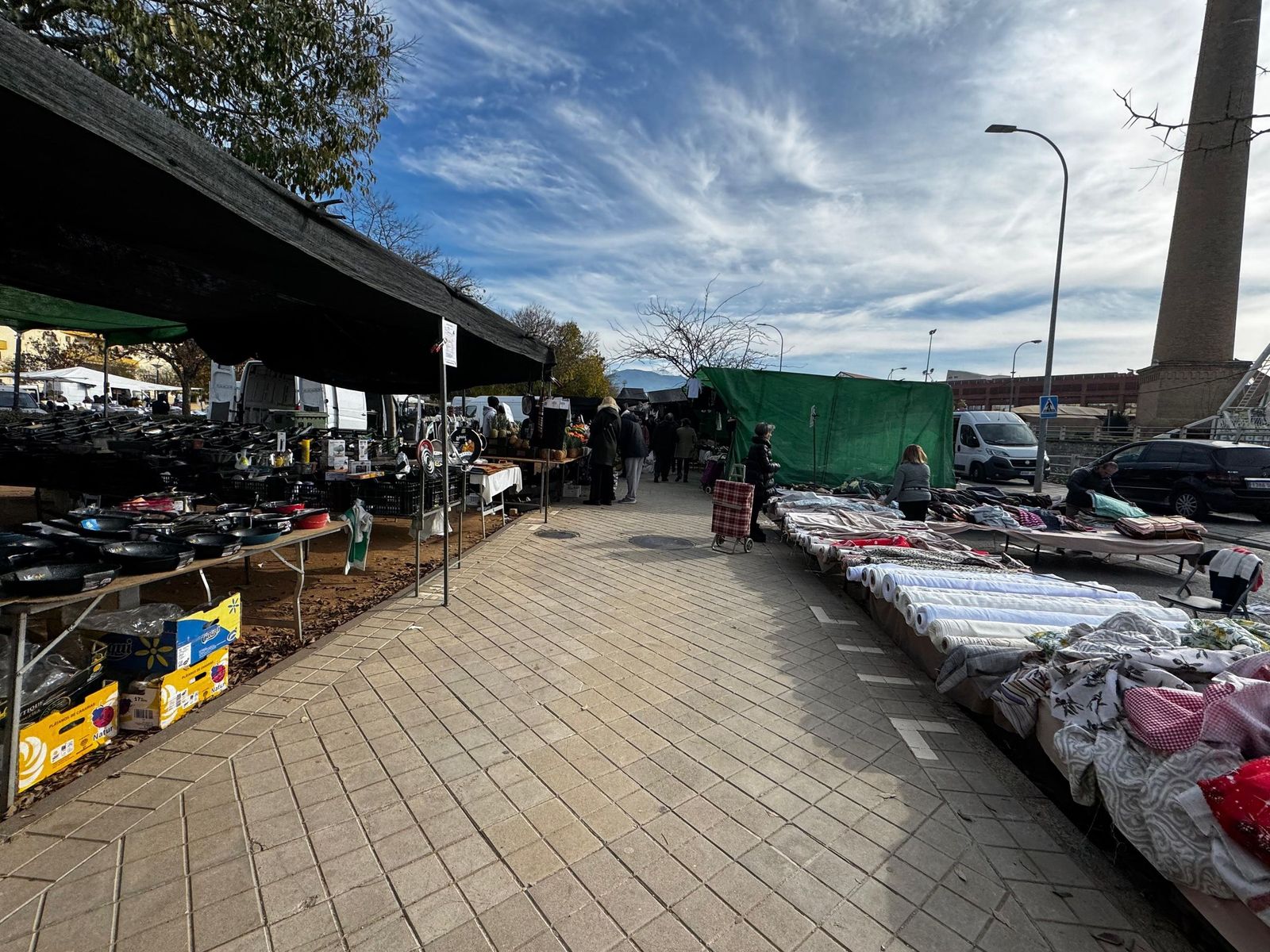 Imagen de archivo del mercadillo en Baden Powell.