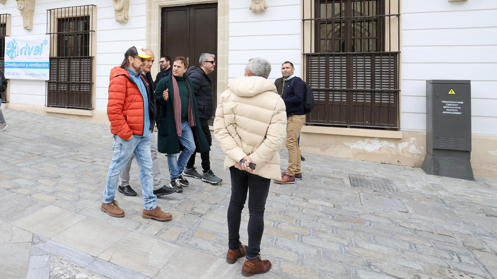 Visita a Jerez de famosos y artistas con el empresario José Luis López y Mamen Sánchez