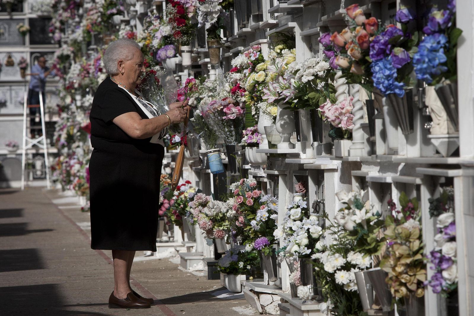 El cementerio isleño en el Día de los Difuntos, en una imagen de archivo.