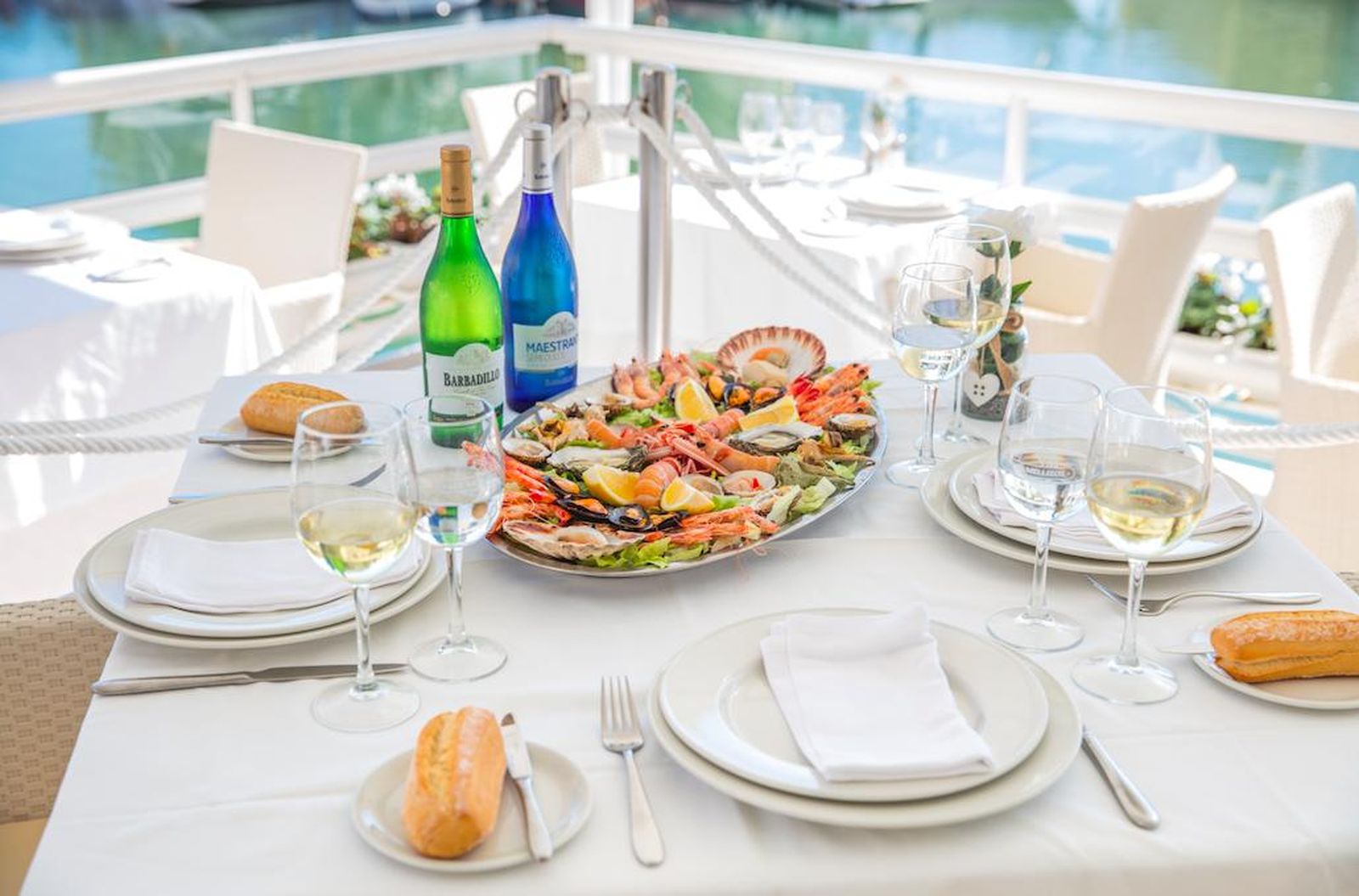 Marisco en restaurantes Los Mellizos.